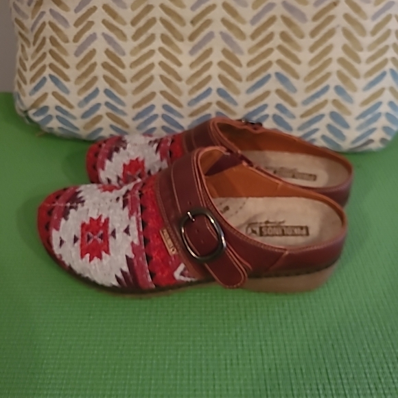 Pikolinos Knit Slip-On Clogs Arch Support Denia Arcilla US 8 - Picture 6 of 7